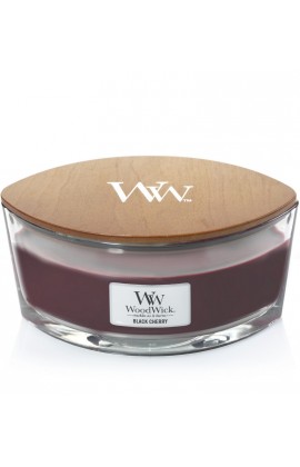 WoodWick Black Cherry hajó illatgyertya